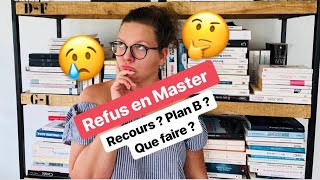 LE REFUS EN MASTER de Psychologie [upl. by Hteboj]