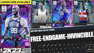 Finally New Locker Codes for a Guaranteed Free Endgame or Free Invincible in NBA 2K23 MyTeam [upl. by Farl]