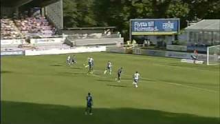 Fotboll  Halmstads BK vs IFK Norrköping 54 20110807 [upl. by Thad]