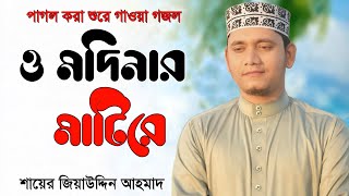 পাগল করা সুরে গাওয়া গজল  O Modinar Matire  ও মদিনার মাটি রে  শায়ের জিয়াউদ্দিন আহমাদ। New gojol [upl. by Jocelin146]