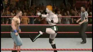 WWE SVR10 Sheamus vs John Cena TLC WWE Championship pt1 [upl. by Anawahs]