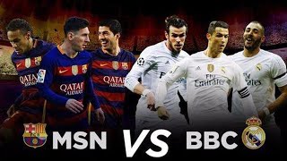 When MSN Faced PRIME TRIO BBC EPIC duel El Clasico 2015 [upl. by Nel966]