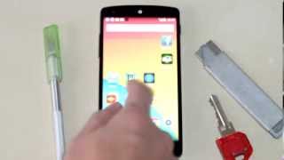 LG Google Nexus 5 scratch test [upl. by Yrbua227]