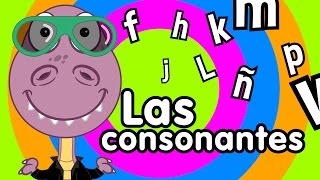 Canción de las consonantes  Canciones Infantiles [upl. by Qahsi]