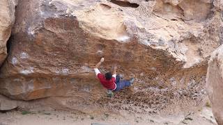 Bishop Bouldering Sidepull Problem V5 [upl. by Clarance]