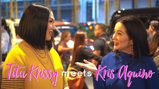 Tita Krissy Achino Meets Kris Aquino  The Grand Eye Ball of the Year [upl. by Artemis]