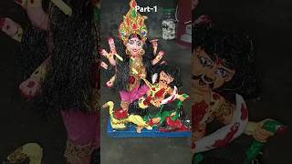 Durga man Ko decorate kaise karen part 1 [upl. by Alesram]