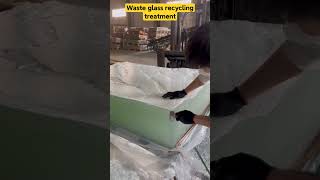 Waste glass recycling treatment machine slidingwindowsforbalcony [upl. by Vicki]