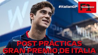 TELEMÉTRICO F1 POST PRÁCTICAS  GRAN PREMIO DE ITALIA italiangp telemetricof1 adrianpuente [upl. by Notle]