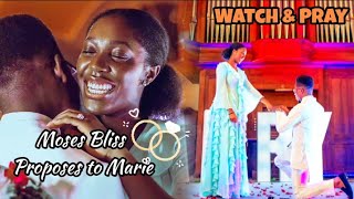 MOSES BLISS SURPRISE EMOTIONAL ENGAGEMENT TO MARIE IN LONDON  PROPOSAL VIDIO [upl. by Olivier]