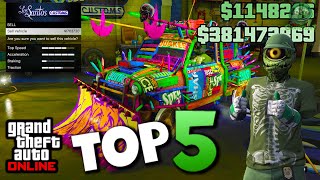 Top 5 Best Money Glitches in GTA Online 2024  Get Rich Fast [upl. by Tnilk]