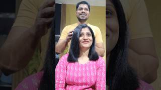 smoothening 🦋smoothening hairstyle kollam kerala chathanoor [upl. by Libbi]