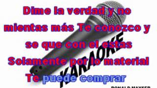 AMBICION ELVIS MARTINEZ KARAOKE WMV V9 [upl. by Sordnaxela488]