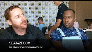 Scott Grimes J Lee THE ORVILLE Interview Comic Con HD [upl. by Judie47]