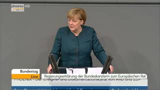 Bundestag  Regierungserklärung von Angela Merkel am 18122013 [upl. by Nawd]