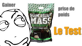 Test complement alimentaire Gainer Superior Mass Professionnal de Superior14 [upl. by Geiss]