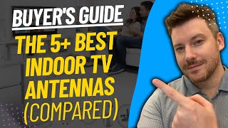 Top 5 BEST Indoor TV Antennas  Best TV Antenna Review 2023 [upl. by Lahey859]