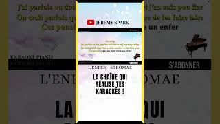 SHORT Lenfer  STROMAE Karaoké Piano Français [upl. by Efar595]