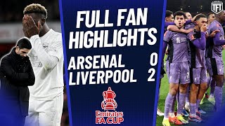 Arsenal OUT amp SMASHED🚨Arsenal 02 Liverpool Highlights [upl. by Melda]