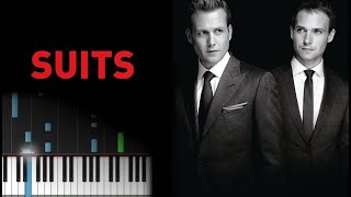 Suits Theme Song  Piano Tutorial  Greenback Boogie [upl. by Ninnette159]