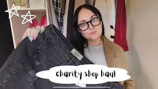 charity shop haul  plus size  bargains [upl. by Maxa]