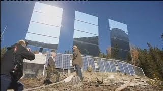 Rjukan sale de las sombras gracias a un helióstato en la montaña  hitech [upl. by Ahsilrak807]