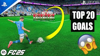 FC 25  TOP 20 GOALS  PS5™ Full HD [upl. by Sheeree]