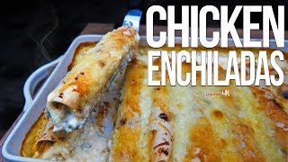 The Best Chicken Enchiladas  SAM THE COOKING GUY 4K [upl. by Ahsienod]