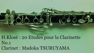 HKlose 20 Etudes pour la Clarinette No1 [upl. by Fusco168]