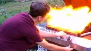 Danger in the Backyard Propane Grill Explosion [upl. by Laehpar]