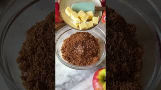 YUMMIEST APPLE CRISP RECIPE AT HOME  HOW TO MAKE APPLE CRISP WITH OATS shorts [upl. by Ynnaej470]