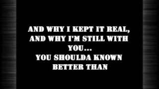 Monica shoulda known better lyrics video [upl. by Asiruam]