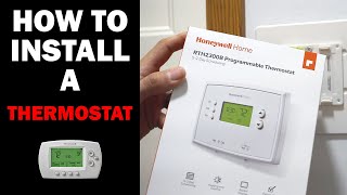 How to Install a Honeywell Thermostat [upl. by Elagiba]