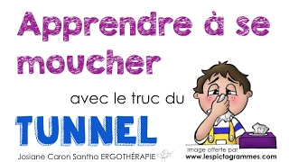 Truc pour apprendre à se moucher jeunes enfants ERGOTHÉRAPIE [upl. by Giulietta]