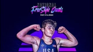 Freestyle National Duals 1 Bo Bassett vs 3 Kollin Rath machinegunmindset dreambig [upl. by Lenehc]