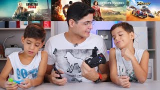 Xiaomi Mi Mix 2  Teste de Jogos com GêmeosKids  Gangstar Vegas Breakneck Asphalt  gtech [upl. by Marashio]