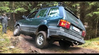 Range Rover P38 Offroading in mud rocks and water HD [upl. by Tilla612]