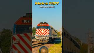 Metra 107 Rumbling Through Wheaton [upl. by Floeter]