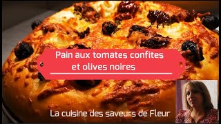 Pain tomates confites amp olives noires  Moelleux généreux savoureux amp gourmand avec ses 3 fromages [upl. by Ecnahs991]