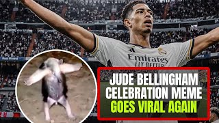 Jude Bellinghams Celebration Meme Goes Viral Againcelebration [upl. by Ahsinor75]