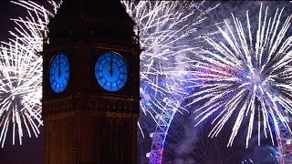 London Fireworks 2016  New Years Eve Fireworks  BBC One [upl. by Olsson]