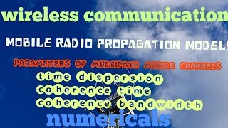 parameters of multipath mobile channel [upl. by Akcimat]