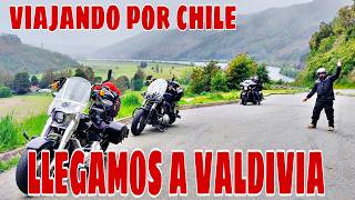 LLEGAMOS A VALDIVIA VIAJANDO EN MOTO POR CHILE RIO CALLE CALLE motovlog harley viajar viral [upl. by Cloris687]