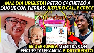 PETRO FELIZ CACHETEÓ A DUQUE CON TIERRAS “ROBADAS” ARTURO CALLE SE EXPANDE CAE MENTIRA ENCUESTAS [upl. by Akimert240]