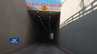 Ya está habilitado el túnel en el paso a desnivel Unicaes Santa Ana [upl. by Vinny158]