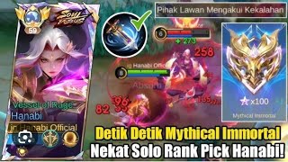 Combo Haram Lolita x Hanabi Immune terus  Cara Gampang ke Immortal  Mobile Legends Indonesia [upl. by Brookhouse]