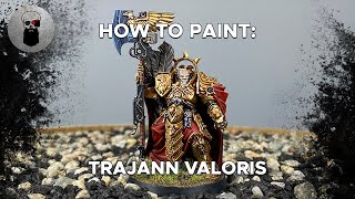 Contrast How to Paint Adeptus Custodes CaptainGeneral Trajann Valoris [upl. by Ahsiyn]