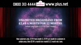 Unlimited Broadband £249 quotCinemaquot Advert [upl. by Entsirhc808]