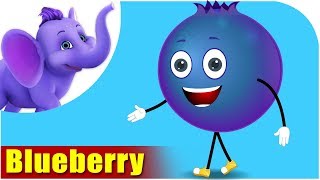 Blueberry  Fruit Rhyme in Ultra HD 4K [upl. by Ayotna]