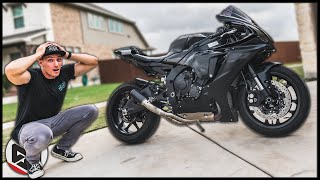 SC Project CRT Exhaust Install amp Sound Test  2020 Yamaha R1 [upl. by Ramel305]